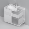 Am.Pm M8FFUX0802WM Func, База 2 ящика (push-to-open), 80 см, цвет белый матовый