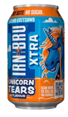 Газированный напиток IRN-BRU Xtra Unicorn Tears слезы единорога