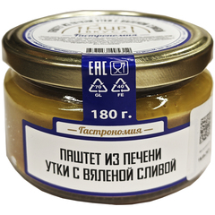Паштет из печени утки со сливой Мир Вкуса 180 г
