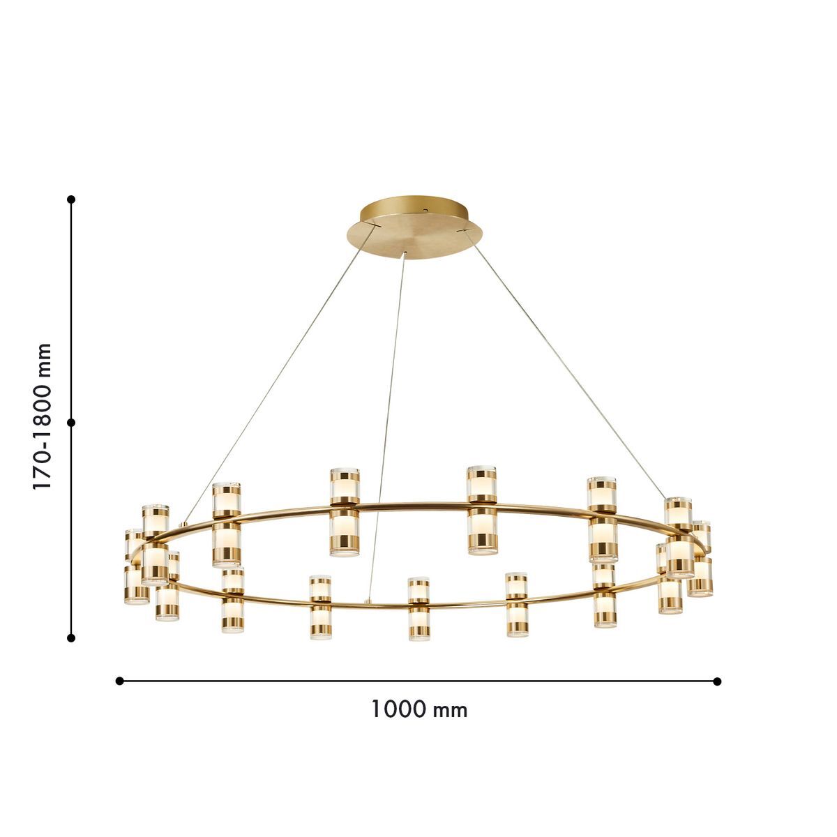 Подвесная светодиодная люстра Favourite Ampullen 4323-15P