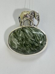 Элефант (подвеска из серебра)