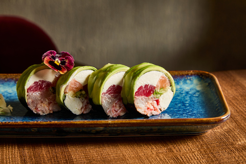 NEW Ролл сашими с крабом, лососем и тунцом