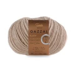 GAZZAL BABY ALPACA (45% мериносовая шерсть файн супервош, 55 % беби Альпака, 50г/160м)