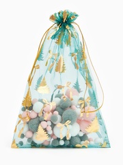 Мешочек органза «Новогоднее настроение», 20*30 см, 1 шт.