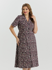 4536 Халат на пуговицах