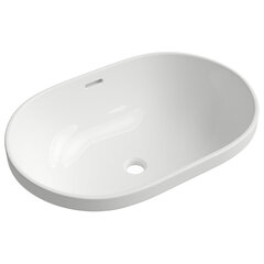 Aqueduto INS0110 AQD INSERTO Раковина врезная овальная 610*410, белый глянцевый фото