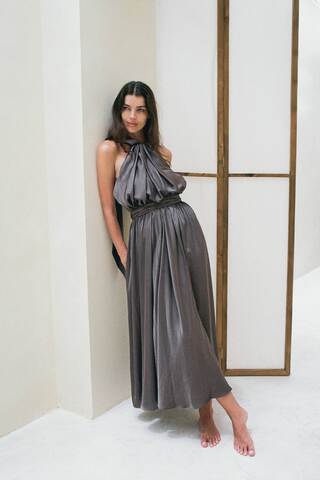 SERA платье с открытой спиной