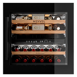 Винный шкаф MEYVEL MV26PRO-KBB2 69 л 592х572х596 мм сталь, черный