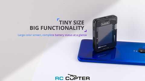 Тестер батарей и серво ToolkitRC MC8 (2-8S, USB-C, XT60, PWM, PPM, SBUS)