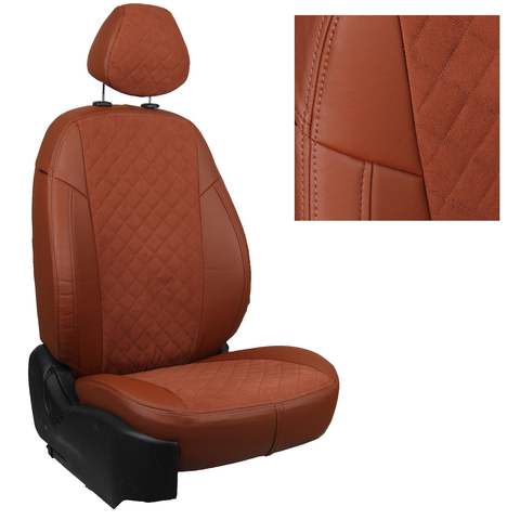 Авточехлы Skoda Karoq (Style) с задним подлокотником с 17г.
