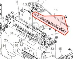 Направляющая Konica Minolta для KM bizhub C452 A0P0102901 — фото 2