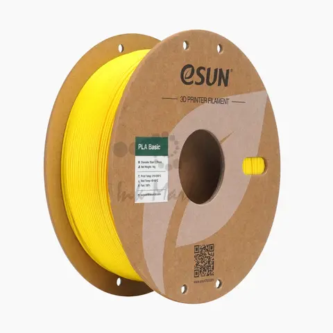 Пластик ESUN PLA-Basic 1.75 мм, 1 кг, желтый (PLA-Basic175Y1P1)