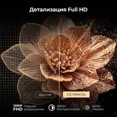 Проектор Cactus CS-PRM.04WT.WUXGA-A LCD 400Lm ANSI (1920x1080) 2000:1 ресурс лампы:50000часов 1xUSB typeA 1xHDMI 2.5кг — фото 4