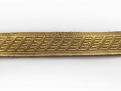 Тесьма галун  "Трактор" люрекс 1,3см золото