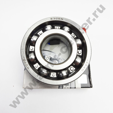 Подшипник шариковый радиальный однорядный Koyo 6306N 30X72X19