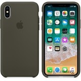Silicone Case iPhone X/XS Dark Olive (Тёмно-оливковый)