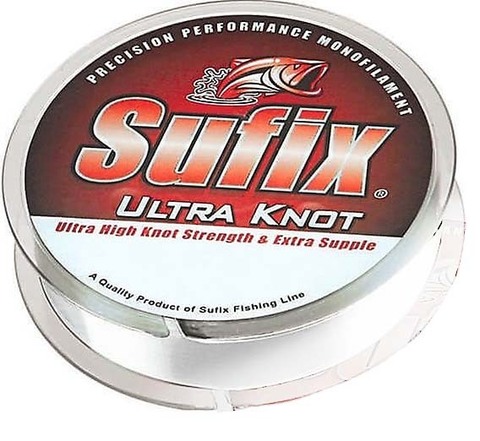 Леска монофильная SUFIX Ultra Knot / прозрачная / 100 м / 0,23 мм / 4,5 кг