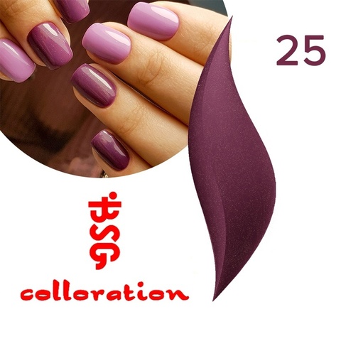 BSG Colloration, №25 Фиолетовый с золотым шимером купить за 650 руб