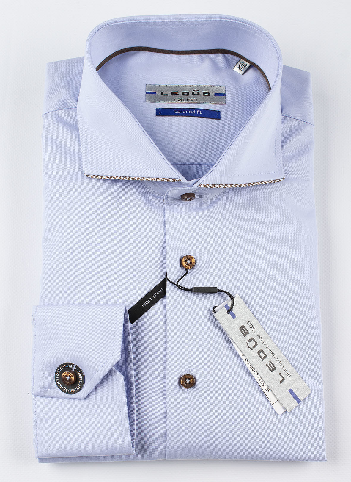 Рубашка Ledub tailored fit 0137266-120-640-650