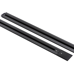 Шинопровод однофазный встраиваемый Barra Lightstar 501028 черный матовый 2м