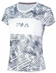 Женская теннисная футболка Fila T-shirt Rosie - blue comb