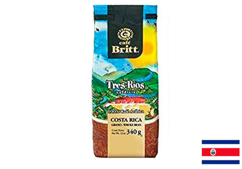 Кофе в зёрнах Café Britt Tres Ríos, 340г