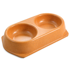 Triol миска NATURAL из бамбука двойная, 0,18*2л