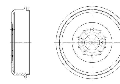 Барабан тормозной G-brake  GD-06183
