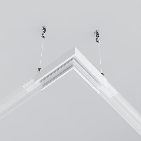 Коннектор угловой накладной низкопрофильный Maytoni Exility TRAM034CL-41W