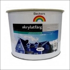 Краска в/э для фасада BECKERS AKRYLATFARG (EXPO FASADAKRYLAT) База С (Прозрачный)