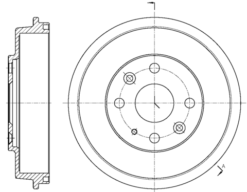Барабан тормозной G-brake  GD-06837