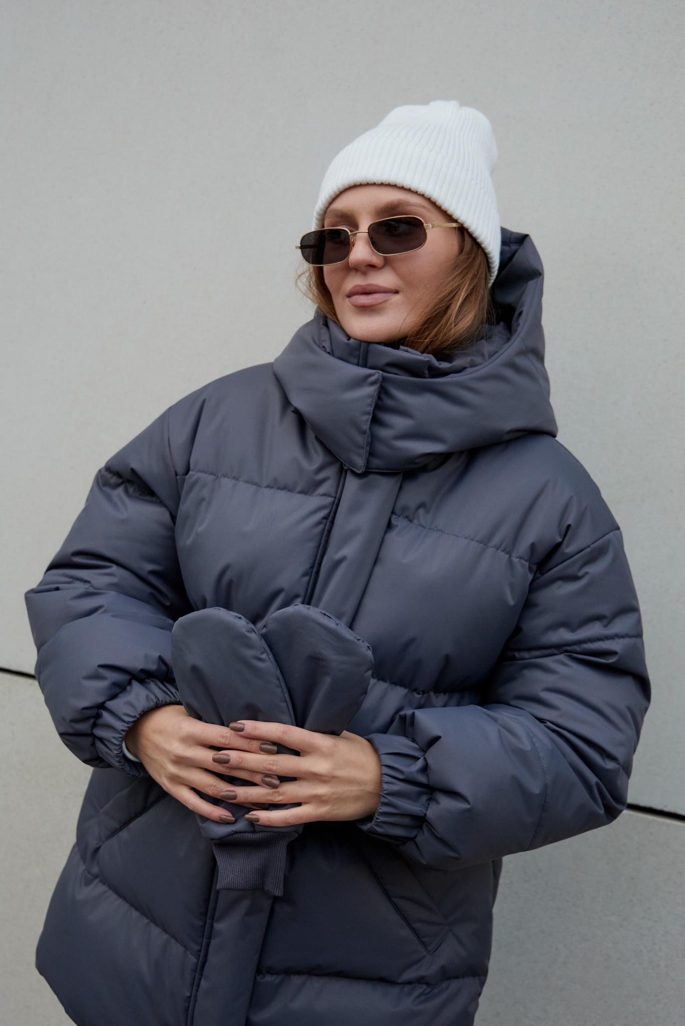 Пуховик COLD SEASON, асфальт