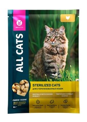 All CATS для стерилизованных тефтельки с курицей  в соусе 85г