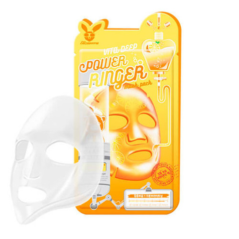 Elizavecca Vita Deep Power Ring Mask Pack - Тканевая маска с витаминами для упругости кожи лица