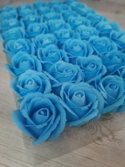 Мыльная роза Бирюзовая 6см. 1шт.