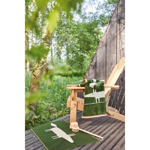 Полотенце 50х90 Blanc des Vosges Mr Fox Mousse зеленый