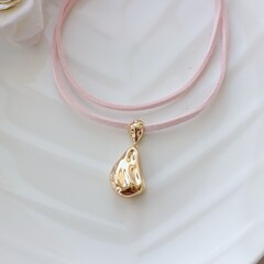 Шнур замшевый (искусственный), розовый, 3 мм, 1 метр
