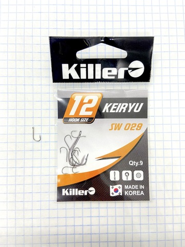 Крючок KILLER KEIRYU № 12 продажа от 10 шт.