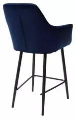 Полубарный стул Роден Blitz 20 Синий, велюр (H=65cm), M-City