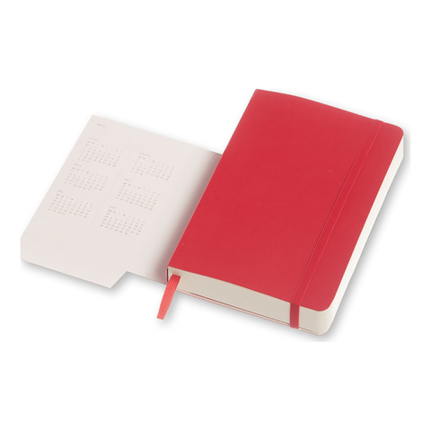 Ежедневник Moleskine Classic Daily Large Soft, цвет красный