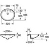 Раковина встраиваемая Roca Dama Senso 7327515000