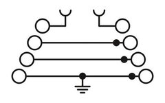 PT 2,5-PE/L/N/TG-Заземляющая клемма