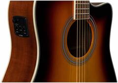 Гитара электроакустическая шестиструнная  FLIGHT AD-200 CEQ 3TS