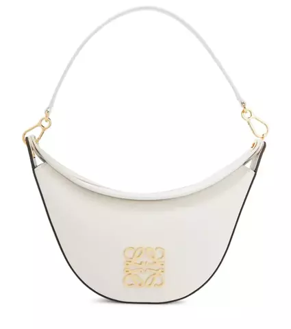 Сумка через плечо Loewe Luna Anagram с украшением белый