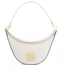 Сумка через плечо Loewe Luna Anagram с украшением белый