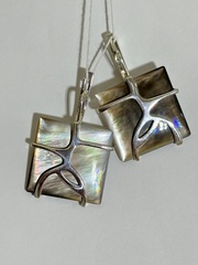 Монэ(серьги из серебра)