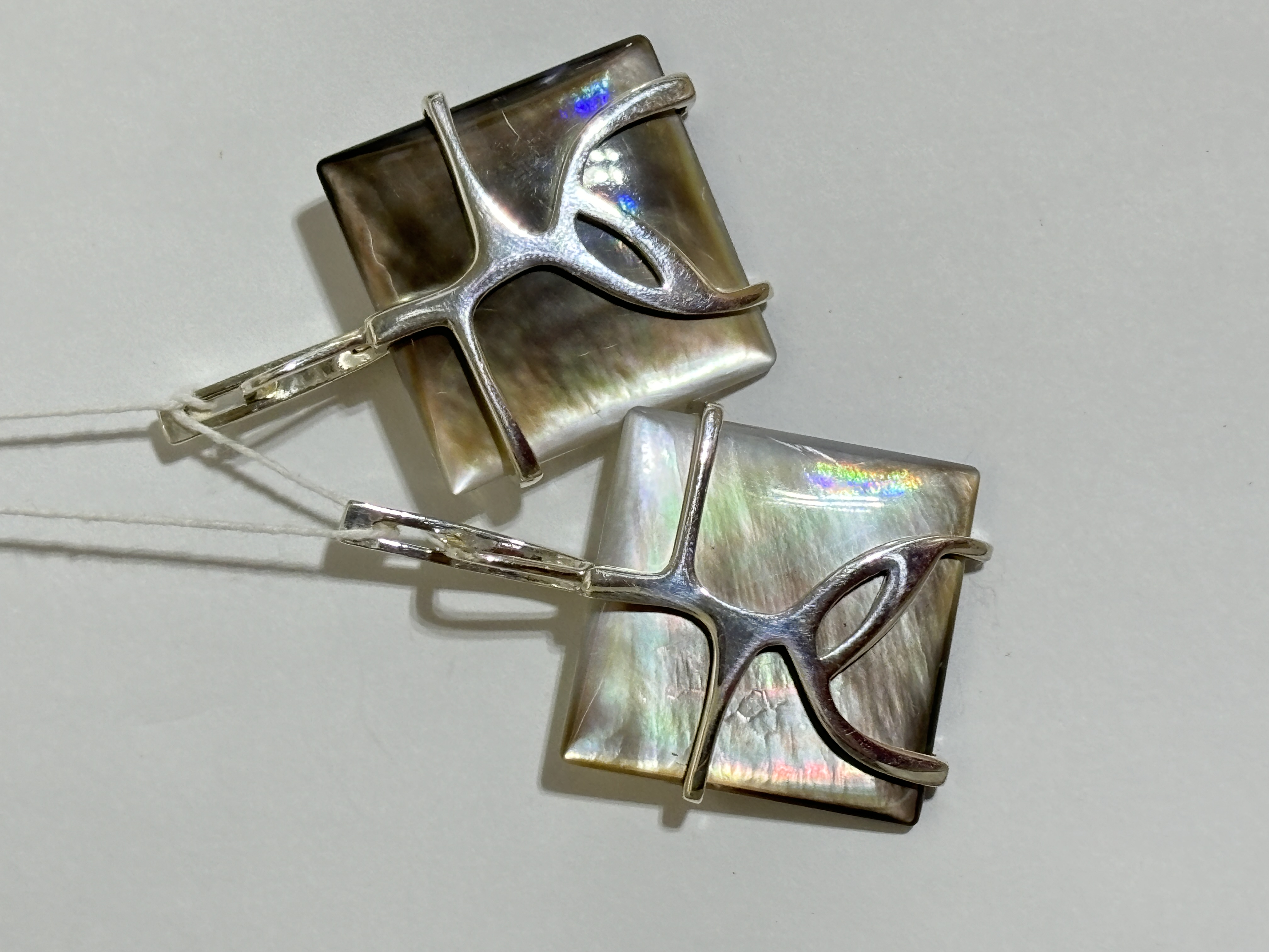 Монэ(серьги из серебра)