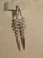 Юла ( серьги из серебра)