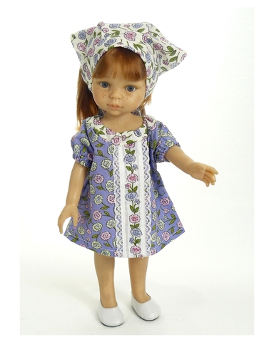 Платье - на кукле. Одежда для кукол, пупсов и мягких игрушек.
