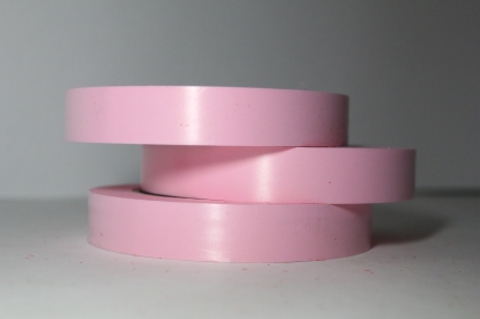 Лента простая (2см*50м) Гладкая без тиснения/Ярко-розовая